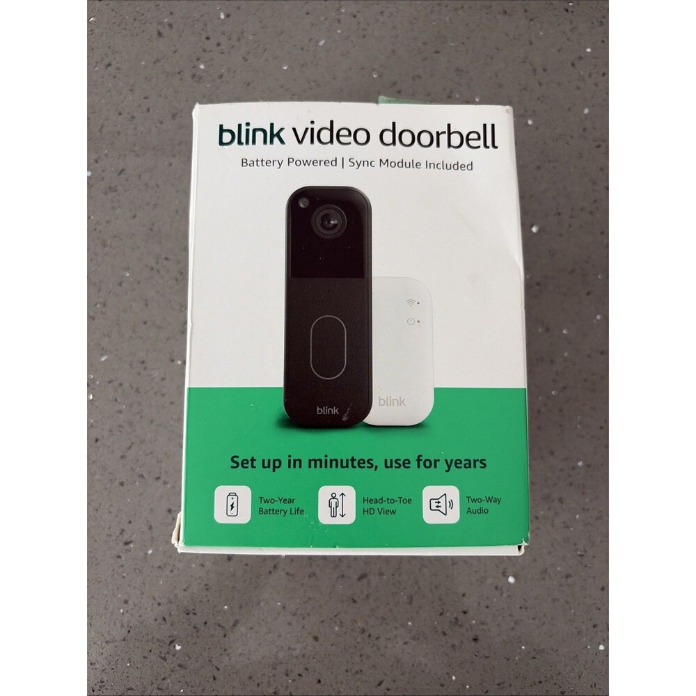 UNTESTED! Blink Video Doorbell System with Head-to-Toe HD View
